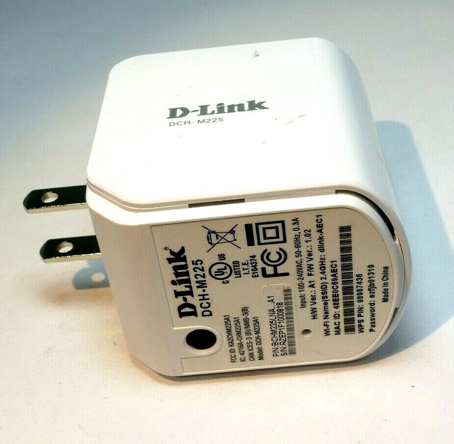 D-Link DCH-M225 Wi-Fi Audio Extender (used, works good, tested)