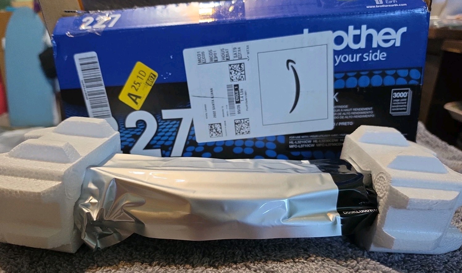 Brother TN-227BK High-Yield Black Toner Cartridge [Open Box]