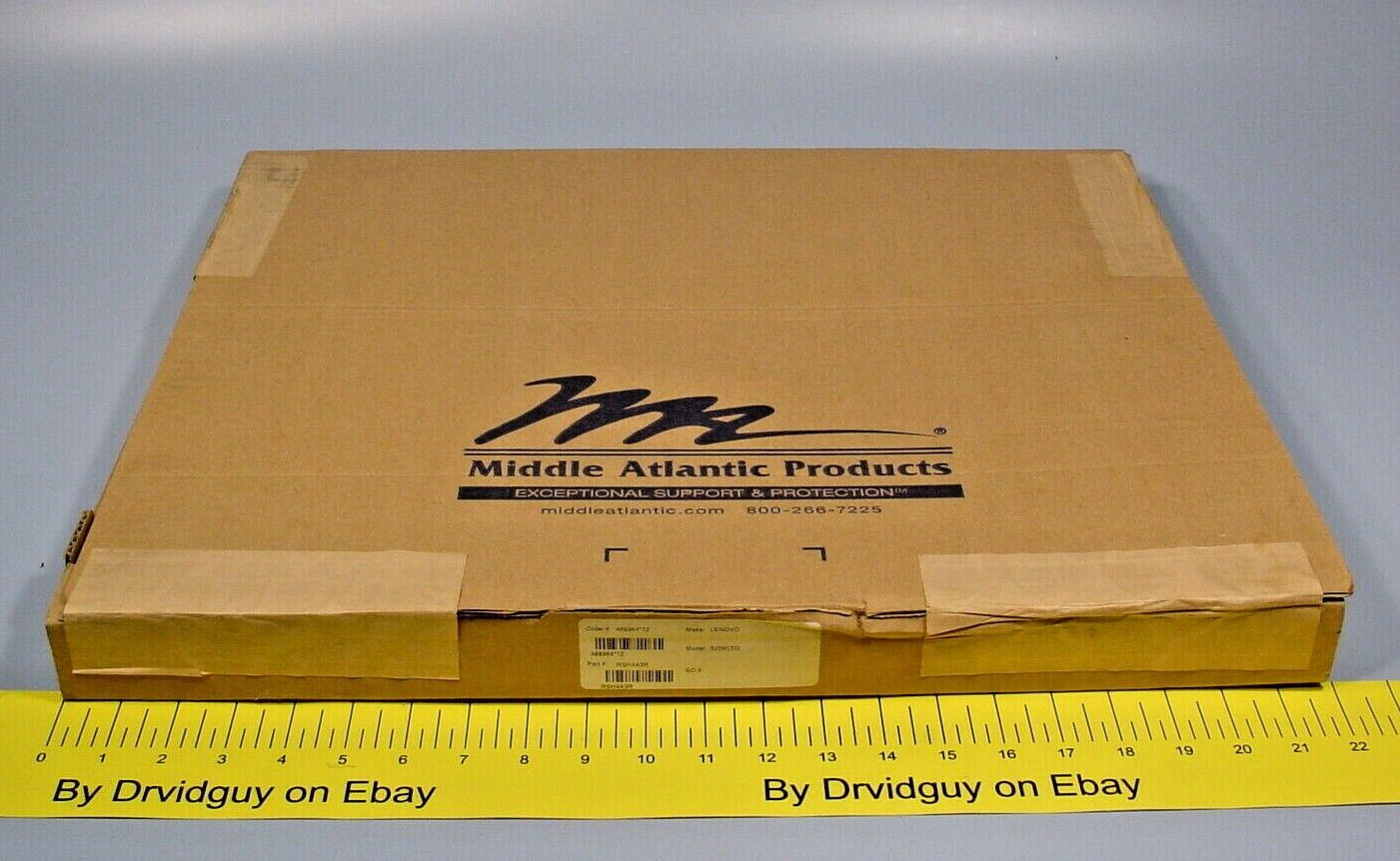 Middle Atlantic RSHSUB-3D Rack Mount 3 Space Sub Chassis Shelf 3U, 15.5" Deep