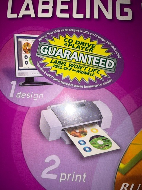 CD Stomper CD  DVD Labeling System Professional Edition Complete Kit 600 Labels