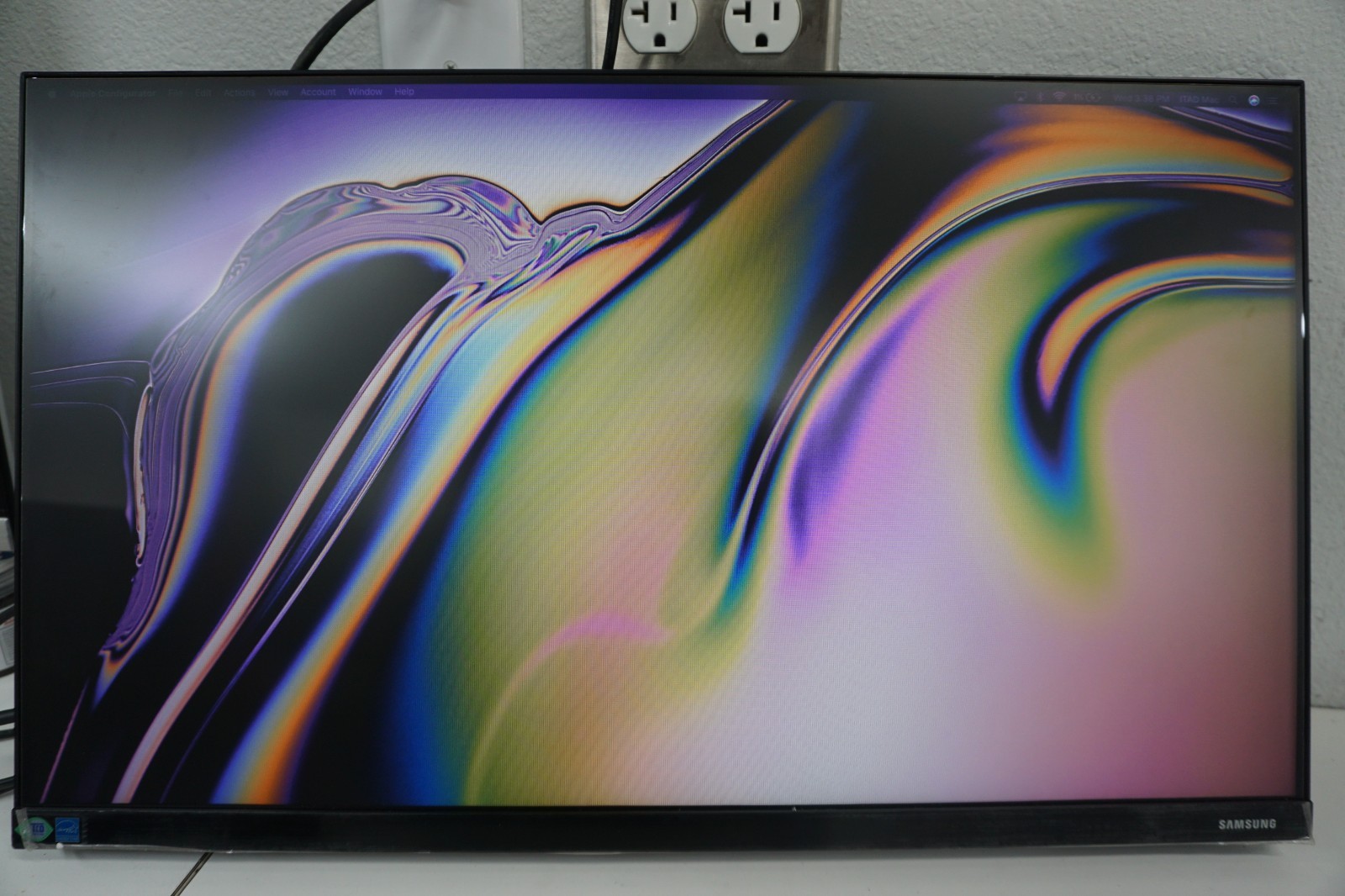 Samsung F24T454FQN 24in LED Monitor T45F w/ Stand, Power Supply & HDMI cable