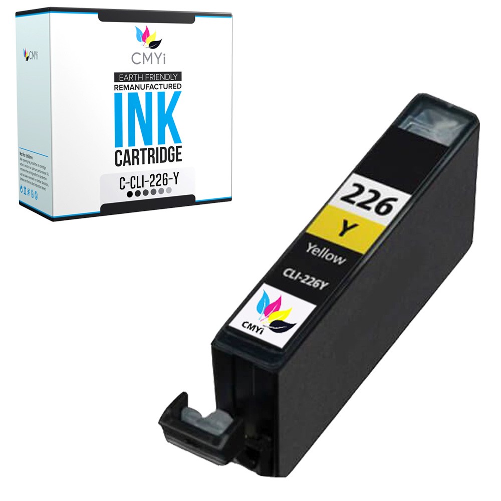 CMYi 1-Pack Compatible CLI-226 Yellow Ink Cartridge for Canon PIXMA MX892 iP4820