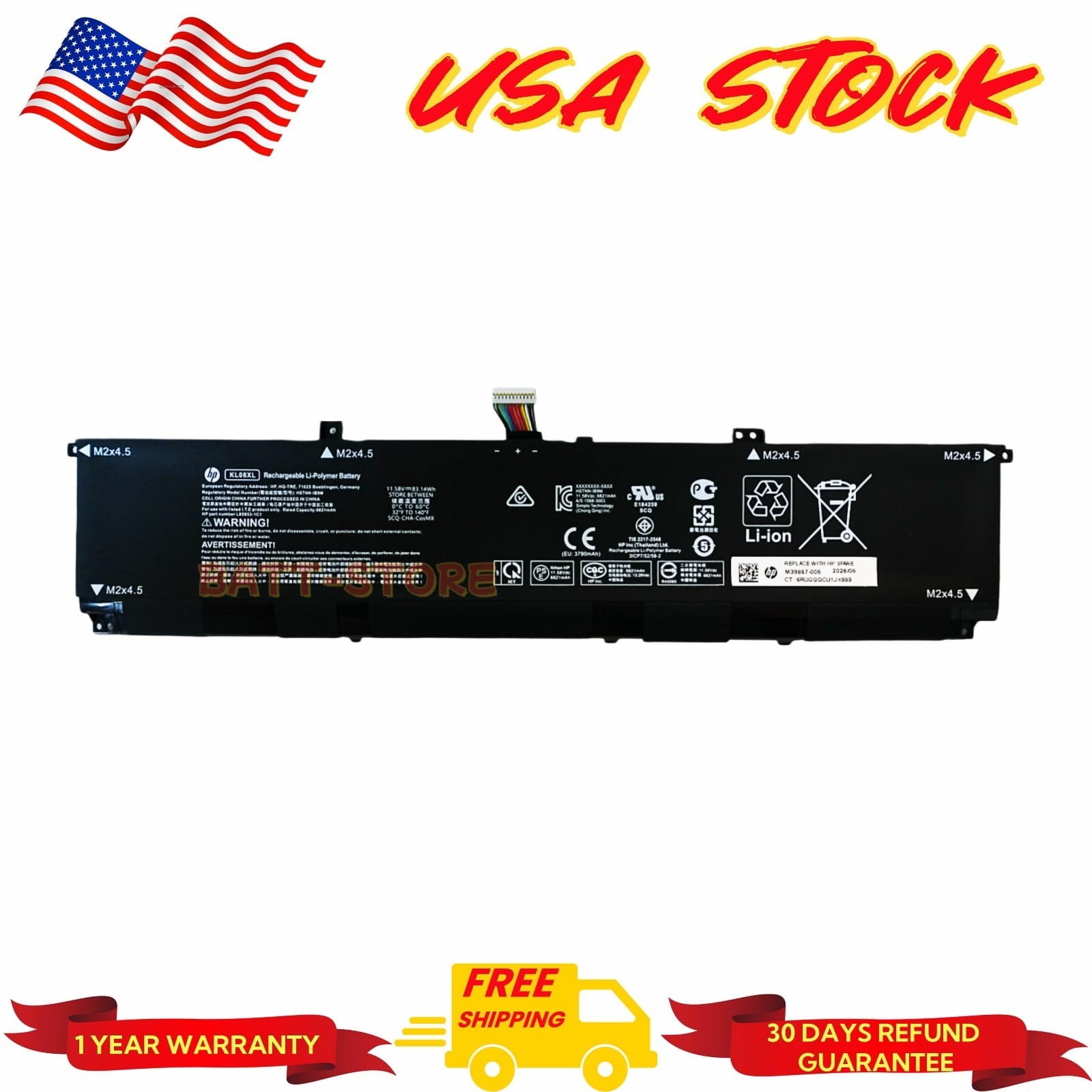 KL06XL HSTNN-IB9M L85885-005 L85853-1C1 Genuine Battery for HP Envy 15-EP0090TX
