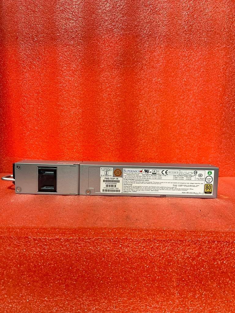 Supermicro 700W/750W 1U Redundant Power Supply (PWS-703P-1R)