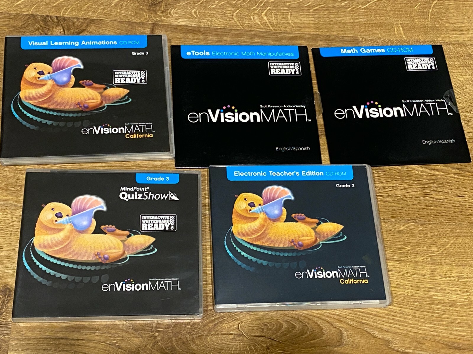 enVision Math California Grade 3 CD ROM Discs