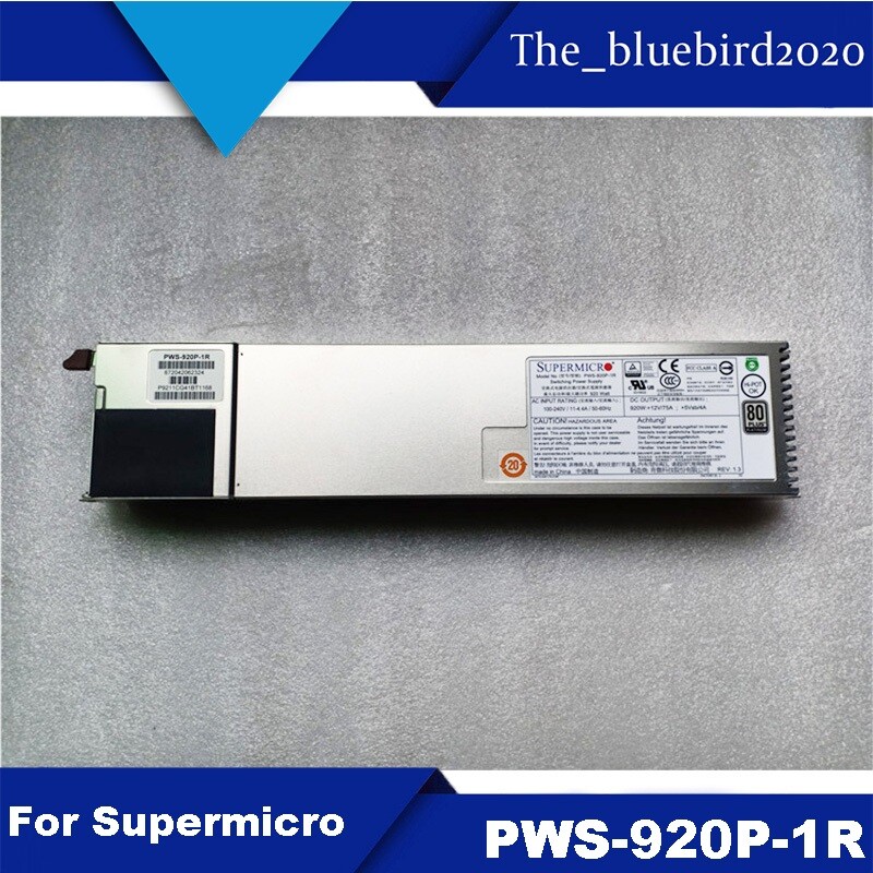 For Supermicro PWS-920P-1R 920W Redundant Power Supply Module