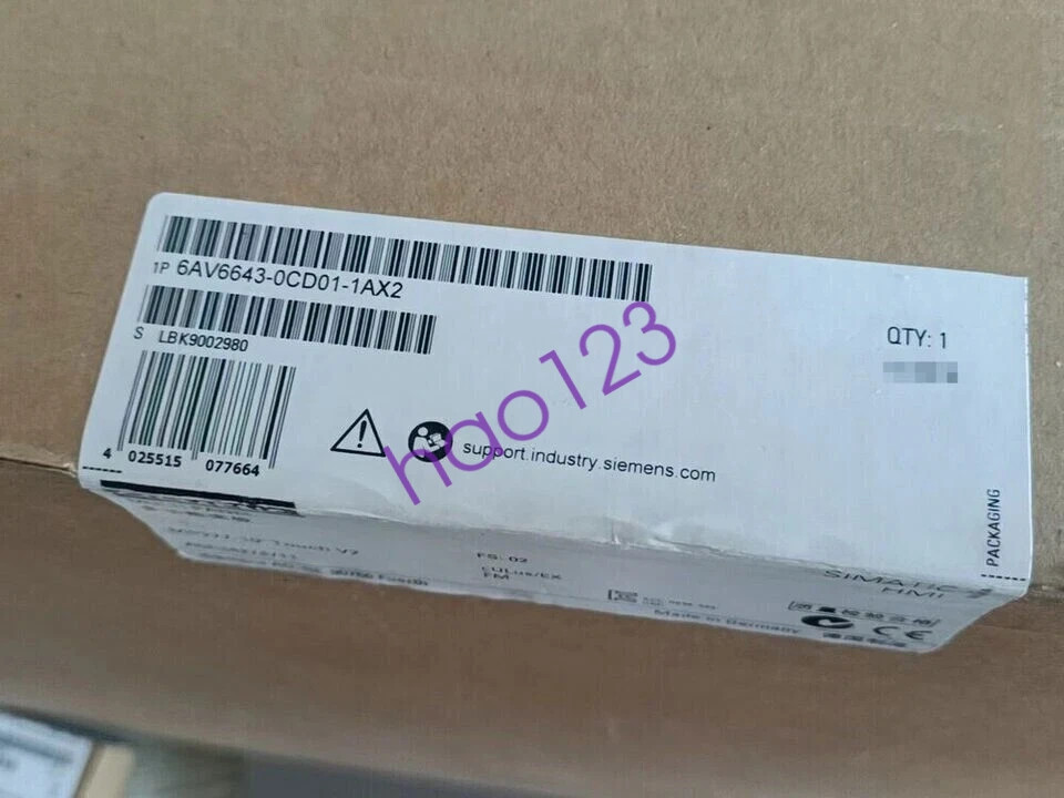 1PC New Siemens 6AV6643-0CD01-1AX2 Touch Panel Fast Shipping DHL/FedEx