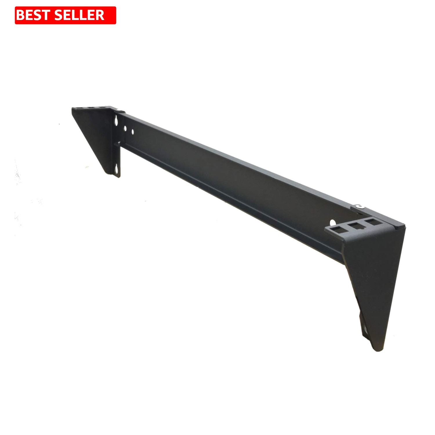 Versatile 1U Vertical Equipment Rack - Cold Rolled Steel, Lightweight & Durable