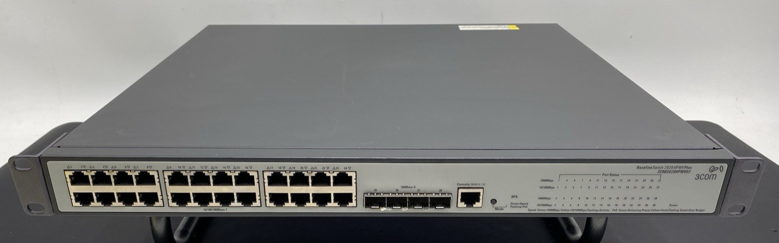 3Com Baseline Switch 2928-HPWR Plus – Managed Switch