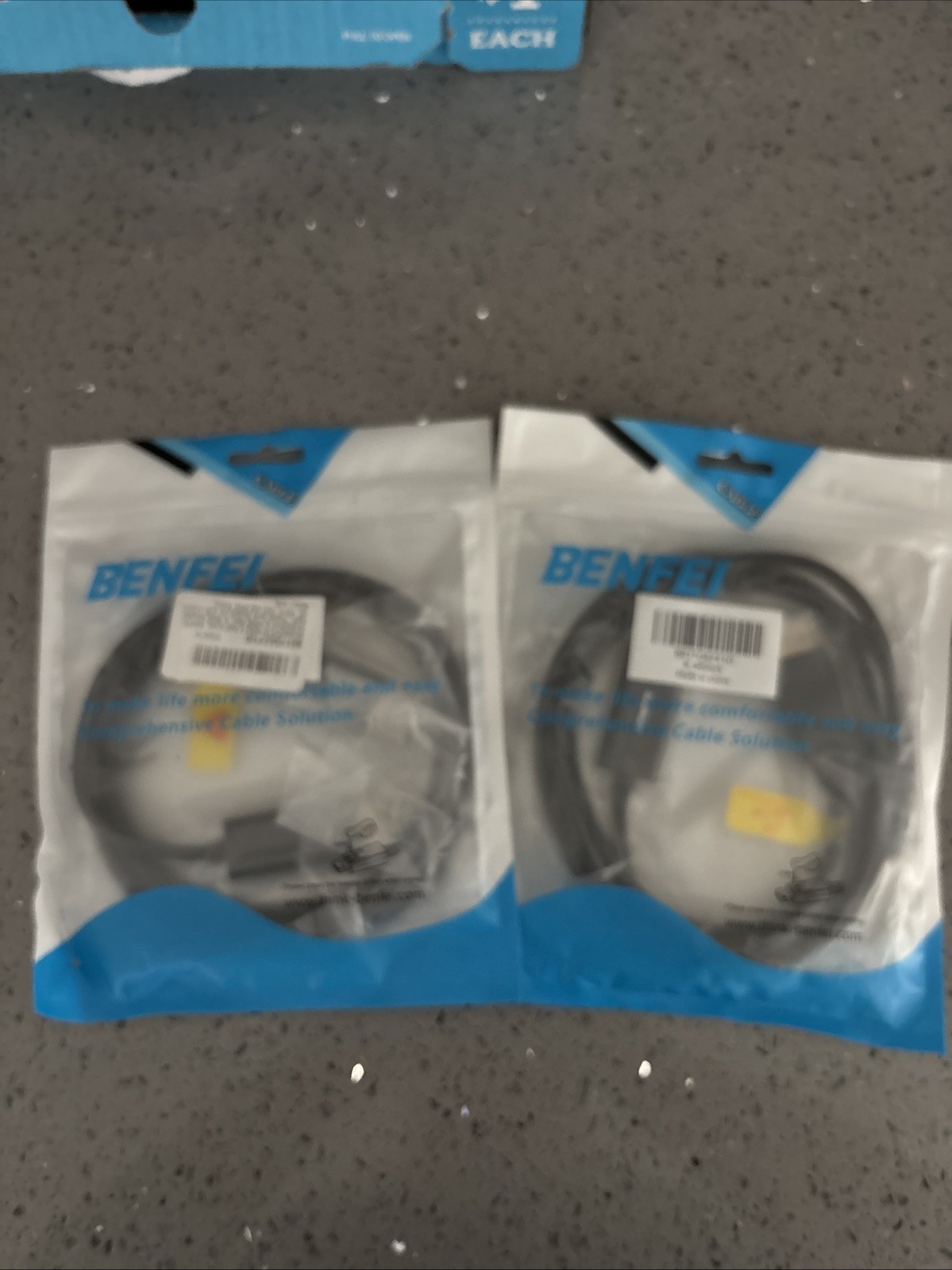 2 Pack  Of Benfei Displayport To Displayport HD Display Cable 6' Brand new