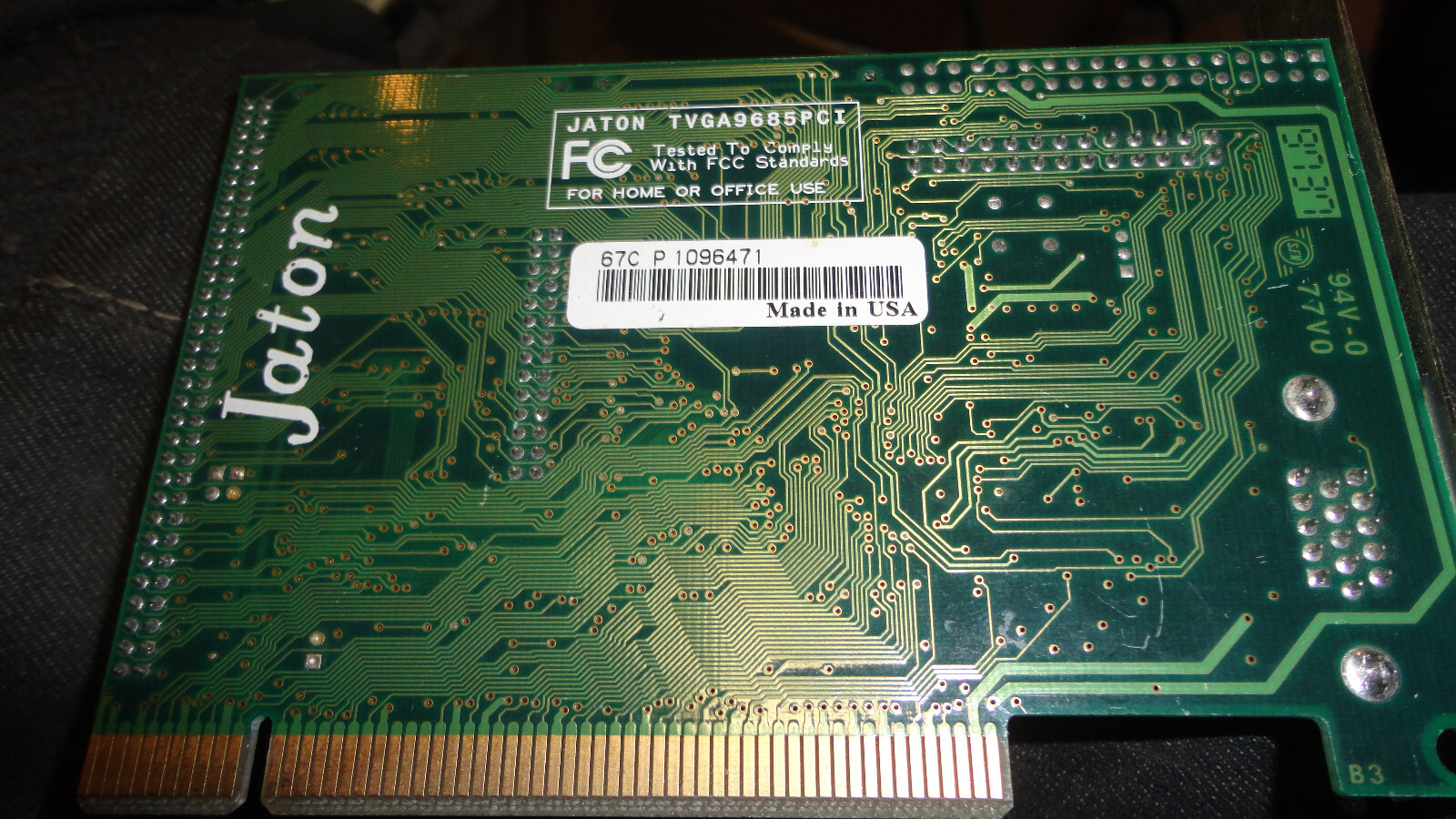 Trident ProVidia9685 VTG PCI SVGA Card 1MB Video RAM ~ Tested