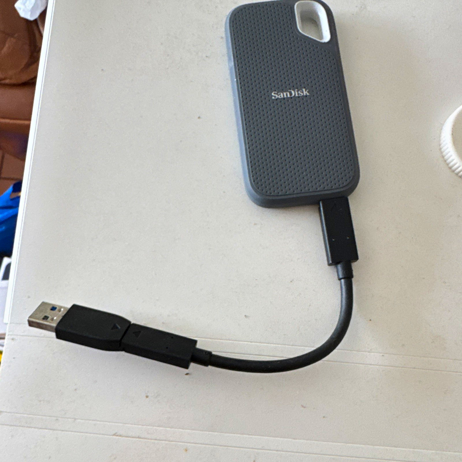 SanDisk Extreme Portable SSD 1TB Gray External USB-C/USB-A SDSSDE60-1T00