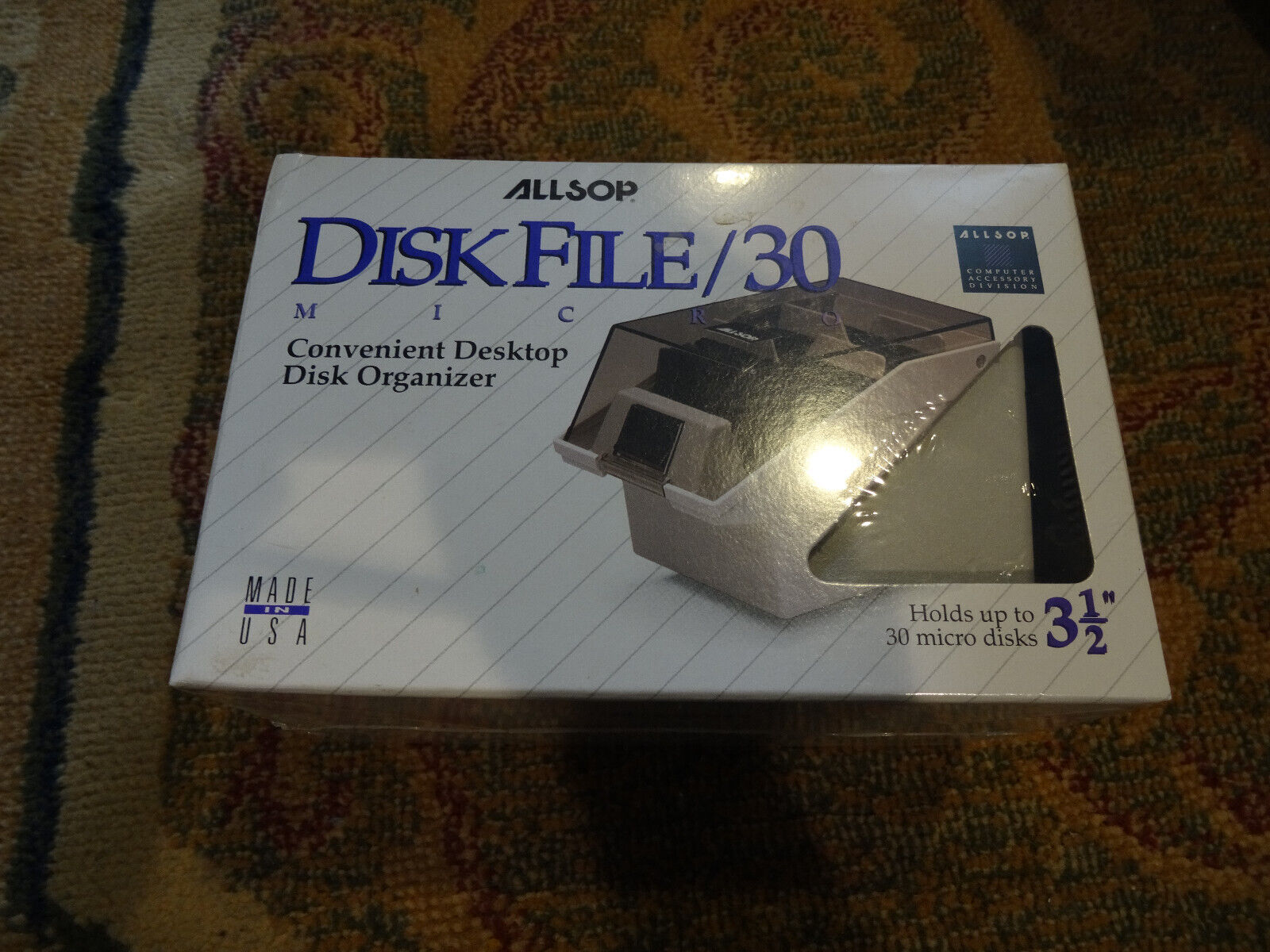 New Vintage Allsop Disk File 30 Micro  3.5\