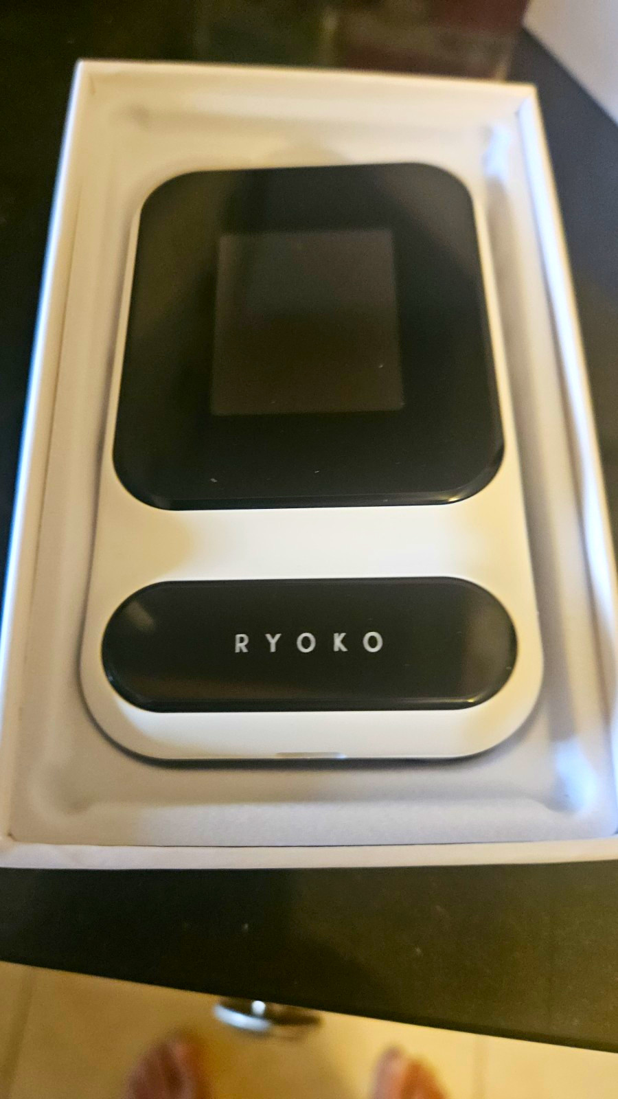 Ryoko Pro 4G LTE Portable Unlocked Wi-Fi Hotspot Wireless Router White/Black