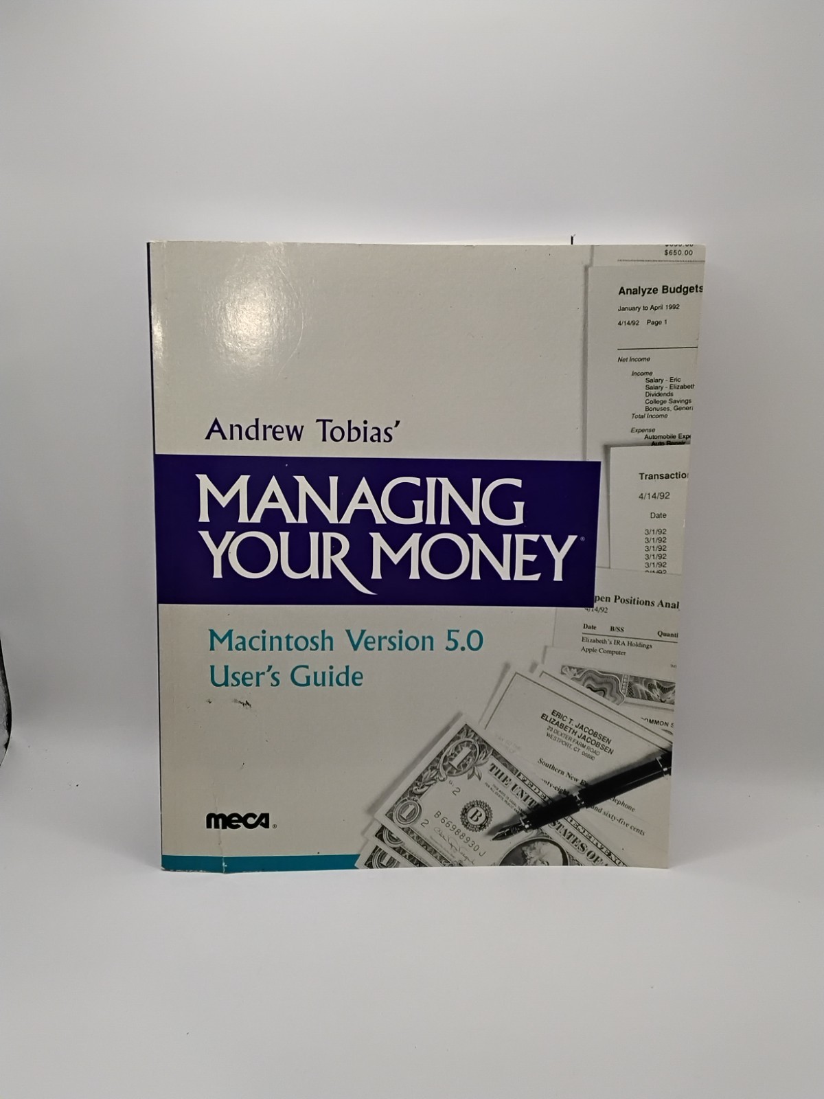 MANAGING YOUR MONEY MAINTOSH VERSION 5.0 USER'S GUIDE