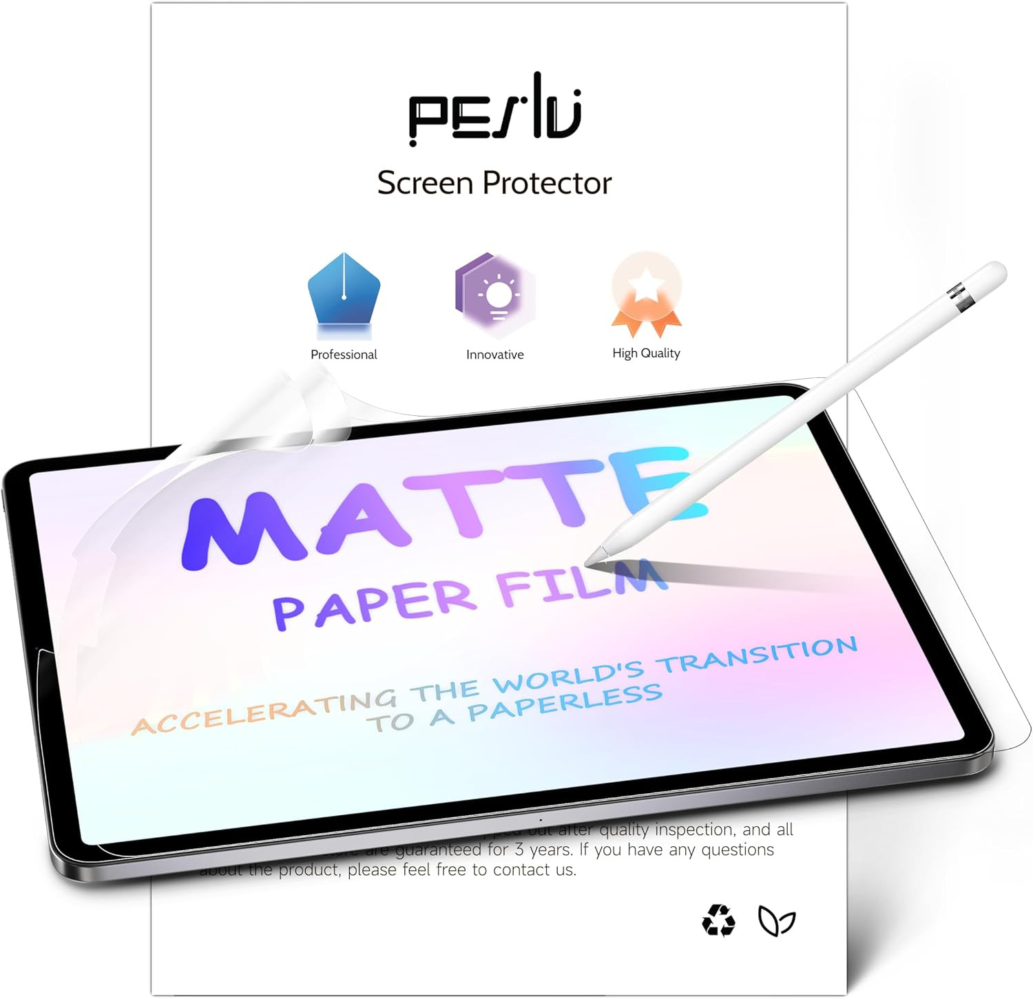 2-Pack 10.9-Inch Paper-Feel iPad-Air Screen Protector
