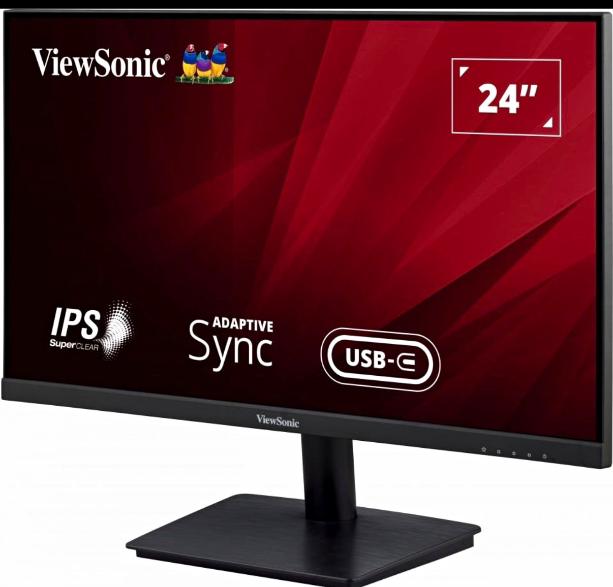 ViewSonic VA2409 Series 24in IPS FHD 1920x1080 USB-C Adaptive-Sync 100Hz