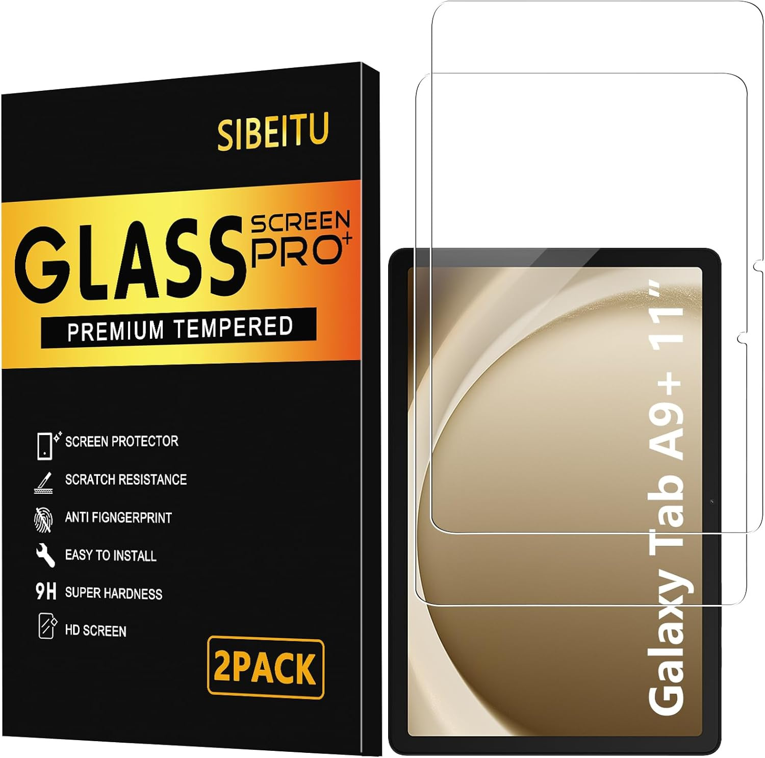 2X for Samsung Galaxy Tab A9 Plus 11"Anti Blue Light Anti Glare Screen Protector