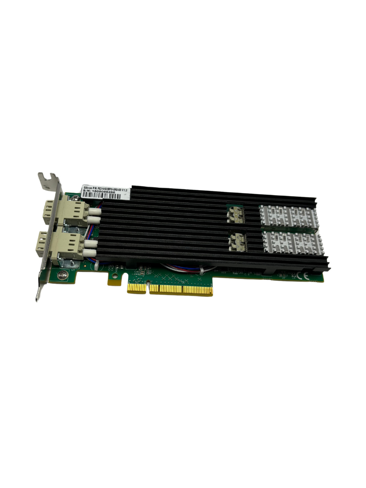 Dell 26CC4 Silicom 10Gb Dual Port PCIe Fiber Ethernet Network Card w60