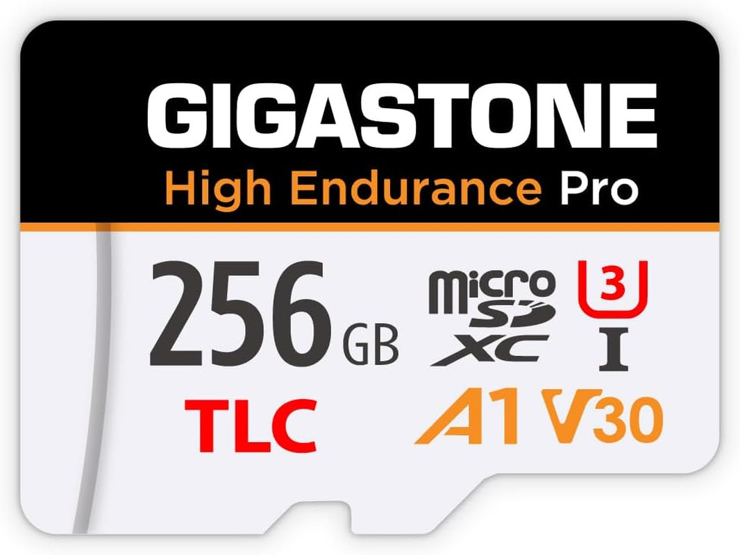 【5 Yrs Free Data Recovery】【Dash Cam】  256GB Micro SD Card, TLC High Endurance Pr