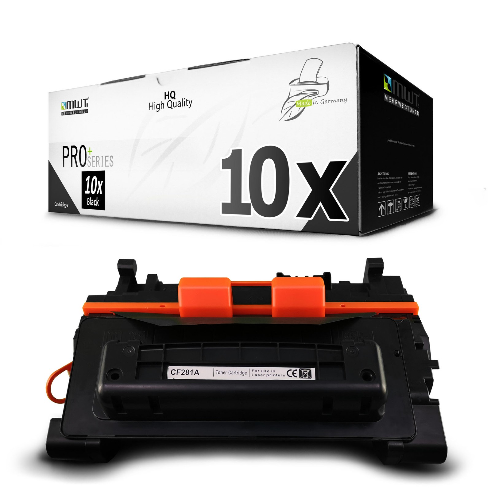 10X MWT PRO Cartridge XXL Replaces HP CF281X 81X