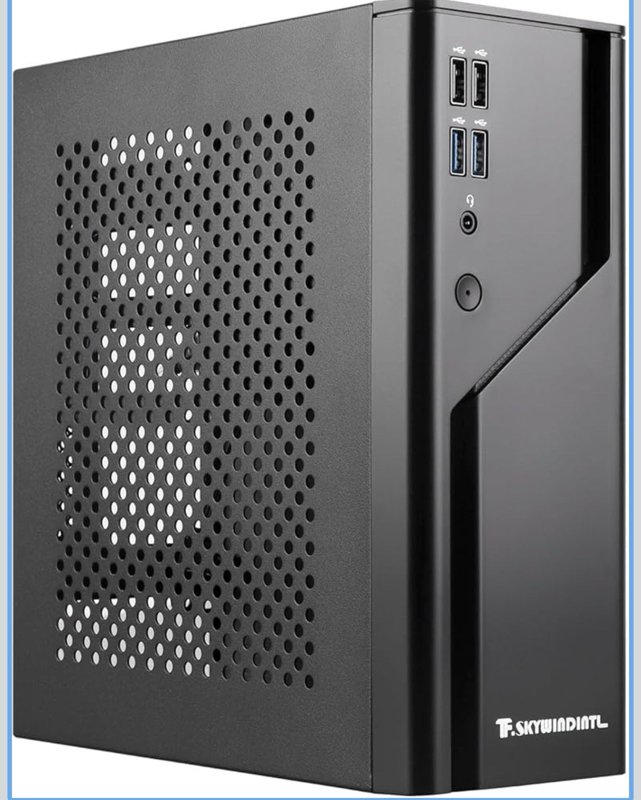 D32R Mini ITX Case 💻 SFF PC Chassis 0.8mm SPCC Mesh Tower HTPC Compact Build