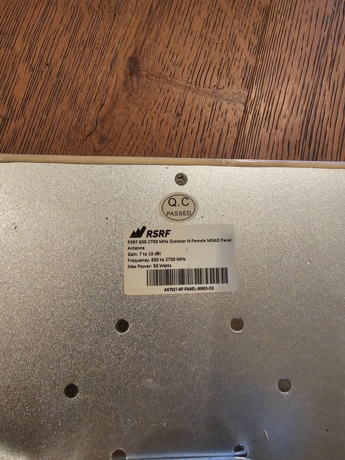 RSRF 600–2700 MHz Outdoor MIMO Panel Antenna – Dual N‑Female – 7–10 dBi Gain