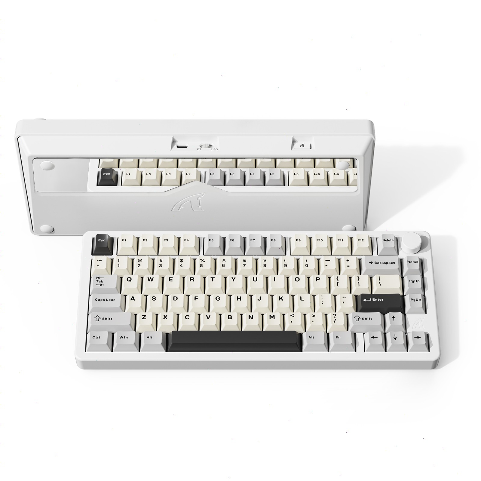 ATTACK SHARK X86 75% Aluminum CNC Wireless Mechanical Gaming Keyboard Volume Kno