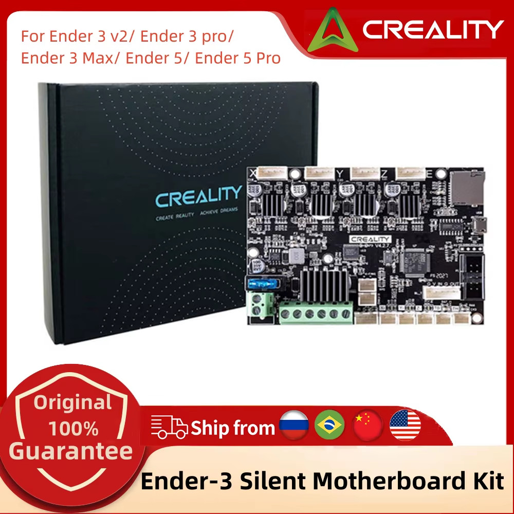 Ender 3 Silent Motherboard Kit Upgraded 32 Bit 3D Printer Silent Board Motherboa