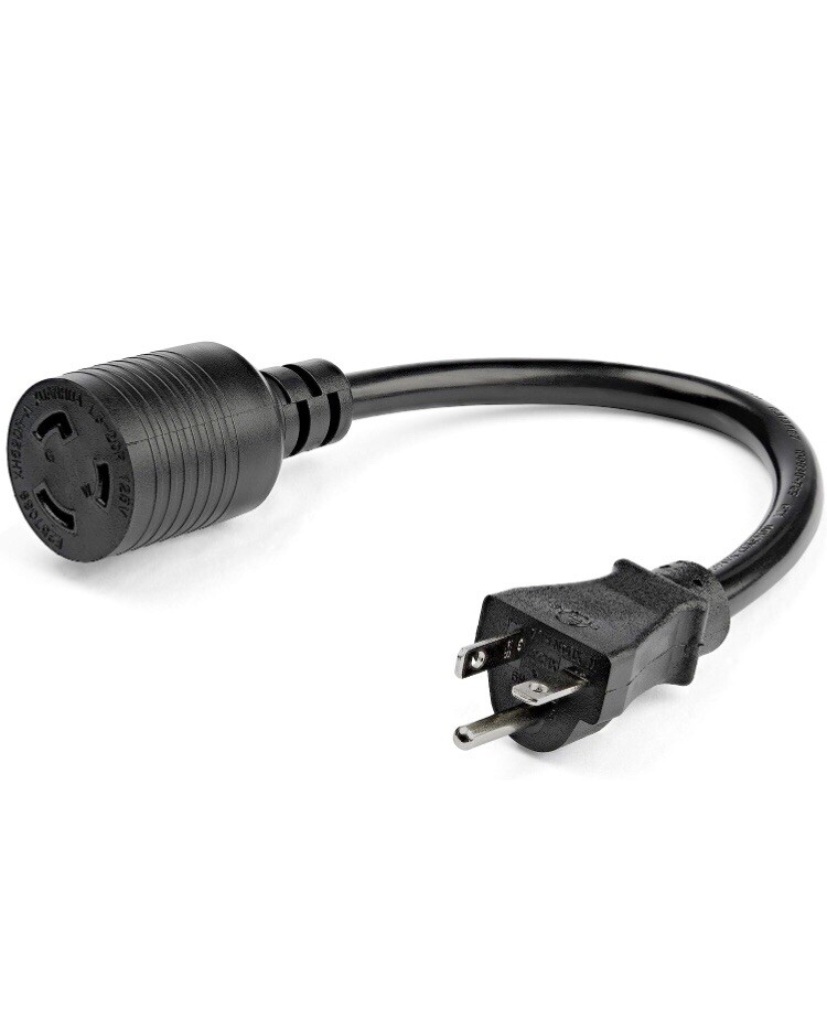 StarTech 3ft / 0.9m Power Adapter Cord Heavy Duty NEMA-L5-20R to NEMA-5-20P