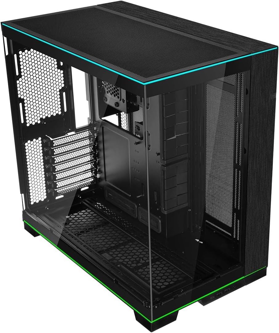 Lian Li O11D EVO RGB E-ATX Gaming Dual Chamber case - ARGB Lighting Black 