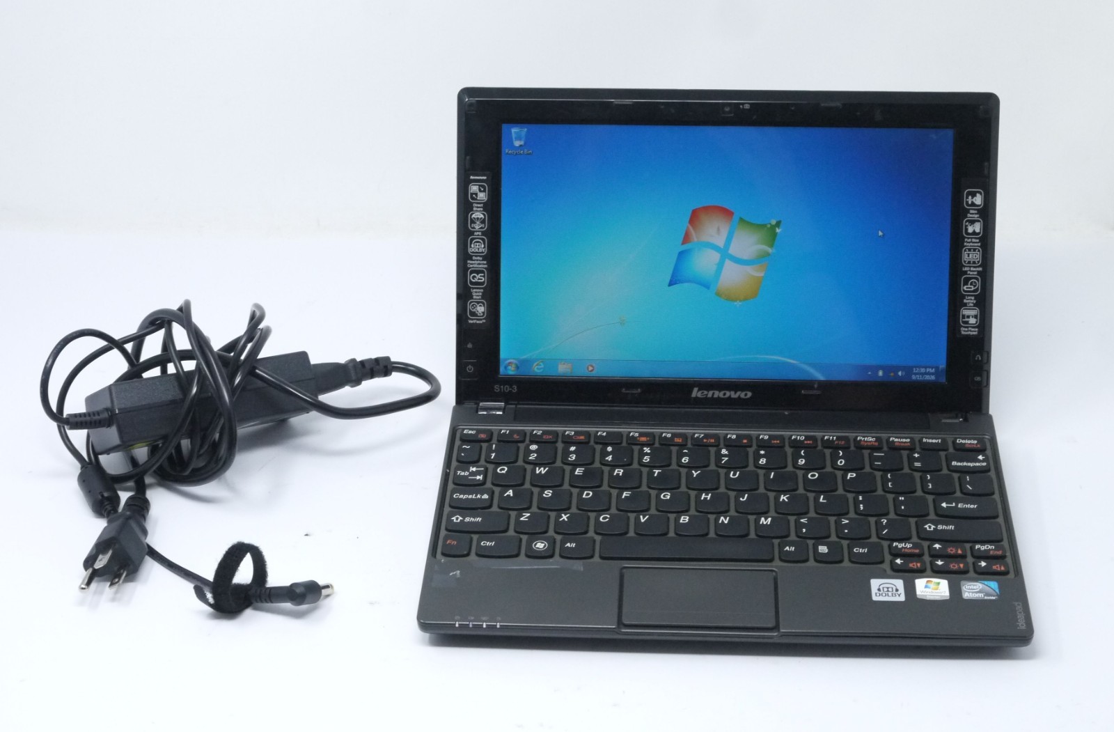 Rare Lenovo IdeaPad S10-3 10.1" Netbook - Atom N455 / 1GB Ram / 250GB HDD / Win7