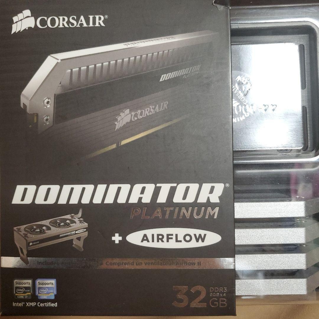 CORSAIR DOMINATOR PLATINUM 32GB DDR3-2666 4x8GB AIRFLOW Memory Kit Untested