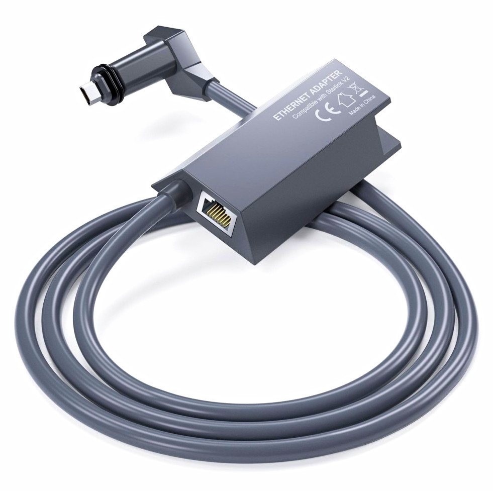 Starlink Ethernet Adapter for Satellite Internet V2 Gen 2 Wired External Network