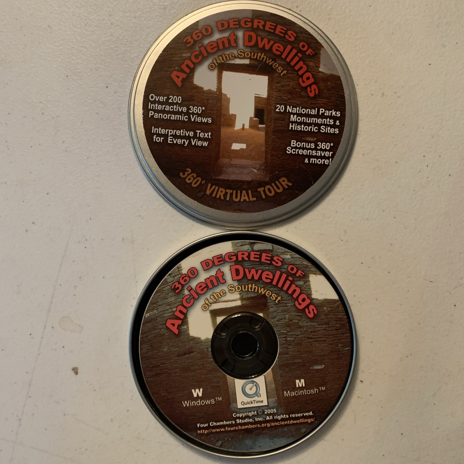 360 Degrees Of ANCIENT DWELLINGS OF THE SOUTHWEST cd-rom