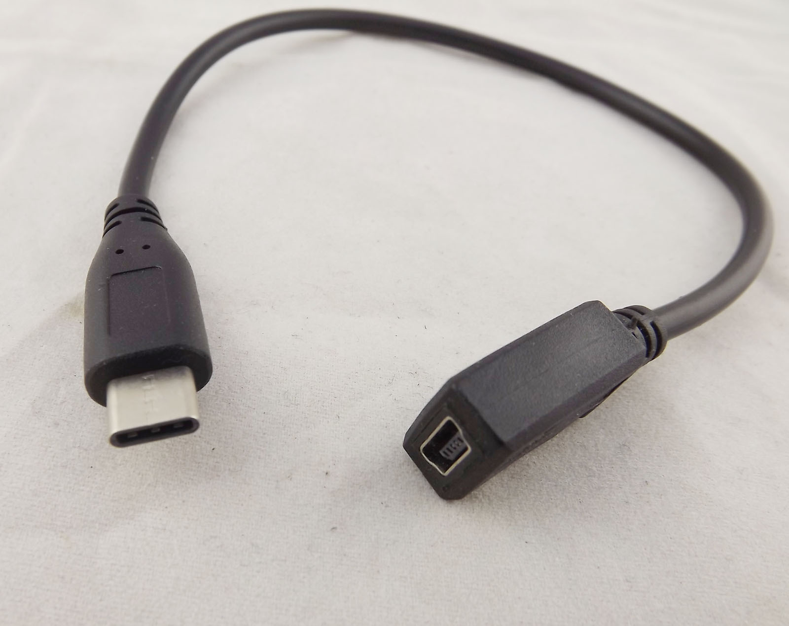 10pcs USB 3.1 Type C Male to Mini USB 2.0 Female Charger Data Sync Adapter Cable