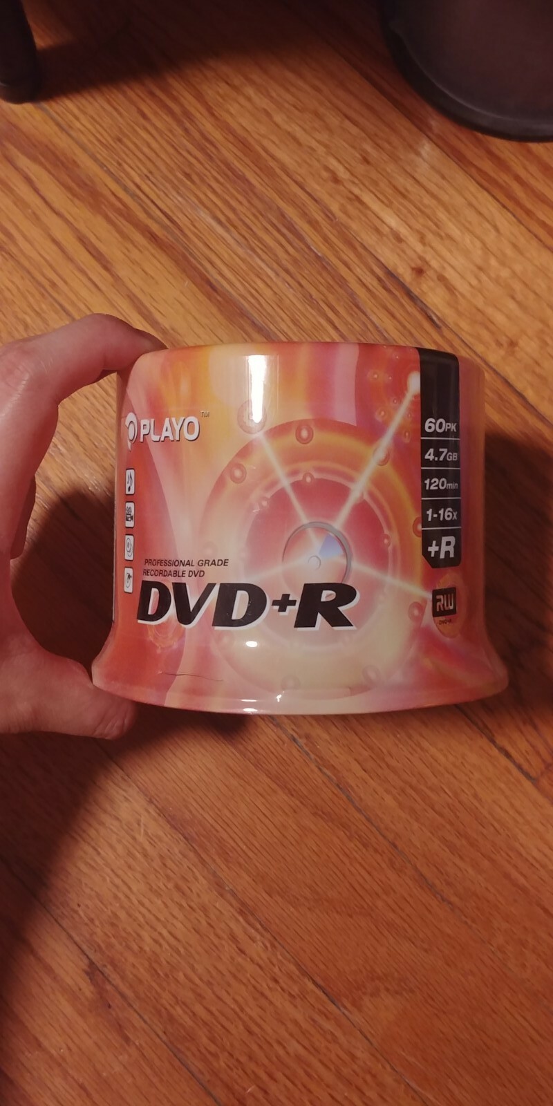 Playo DVD+R 60PK Professional Grade Recordable DVD's BRAND NEW FACTORY SEALED