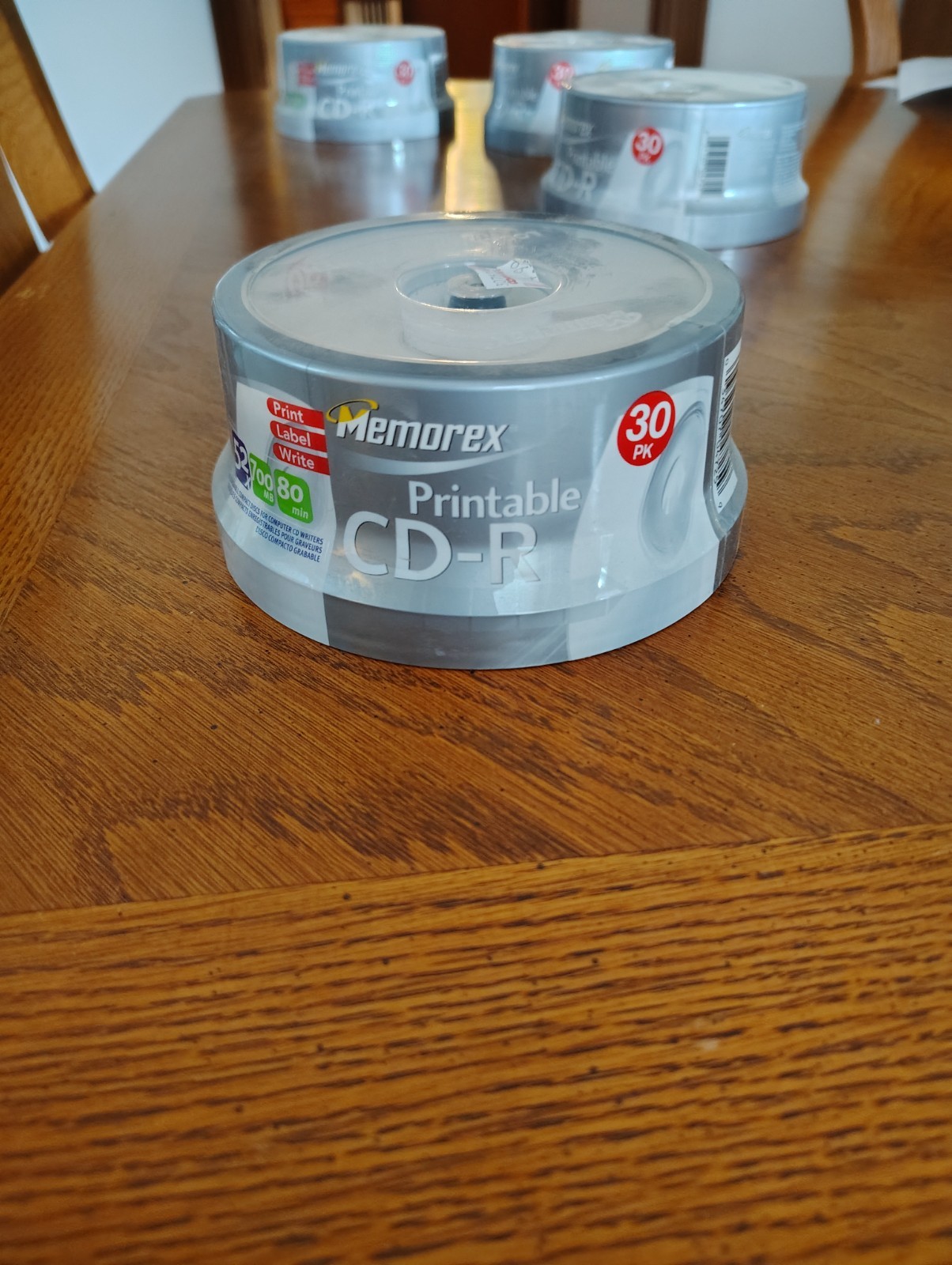 Memorex Printable CD-R blank discs - new, unopened, 250 total pcs.