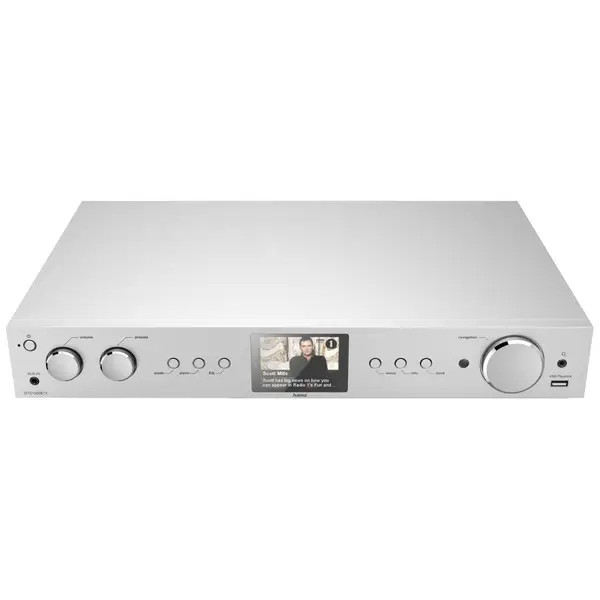 Hama 54252 Internet Desktop Radio, DAB+, DAB, FM Bluetooth, USB, WLAN, Internal