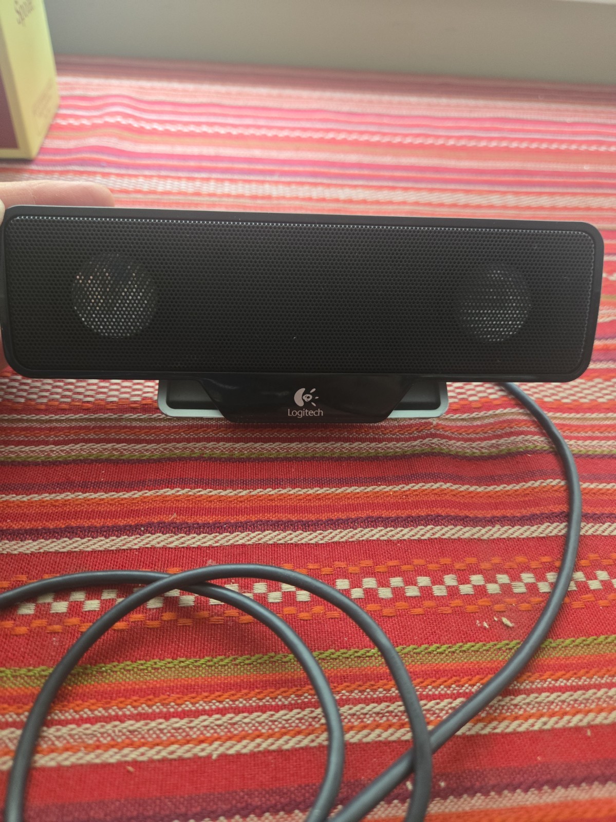 Logitech Z205 S-00094 USB Laptop Speaker AUX Portable Stereo Black Works