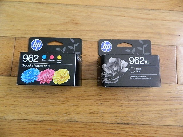 2028/7 Genuine SET 4 HP 962XL/962 Cartridges OfficeJet Pro 9010/9018/9025 SEALED