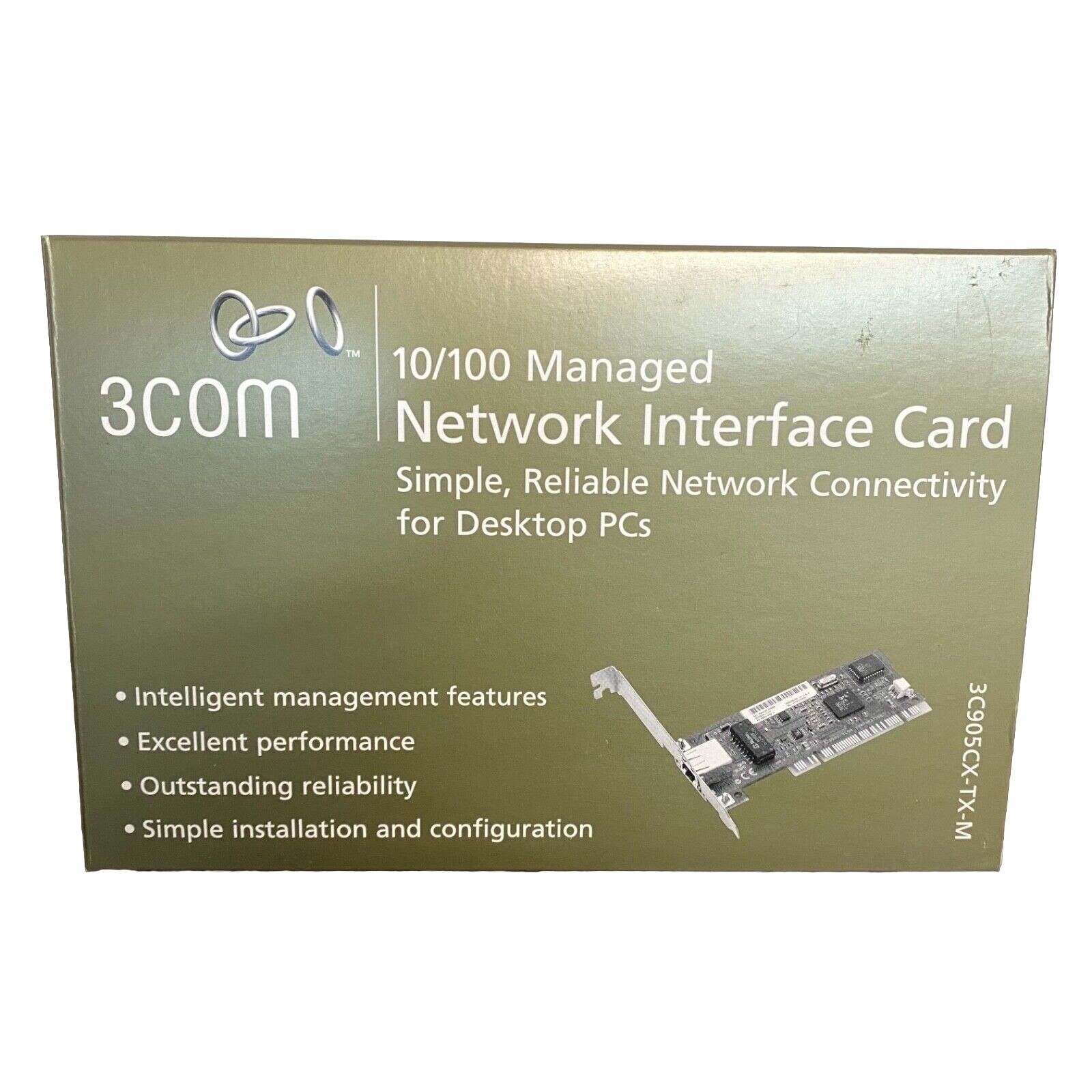 3Com 3C905CX-TX-M 10/100 MBPS PCI Managed Network Interface Card *BRAND NEW*