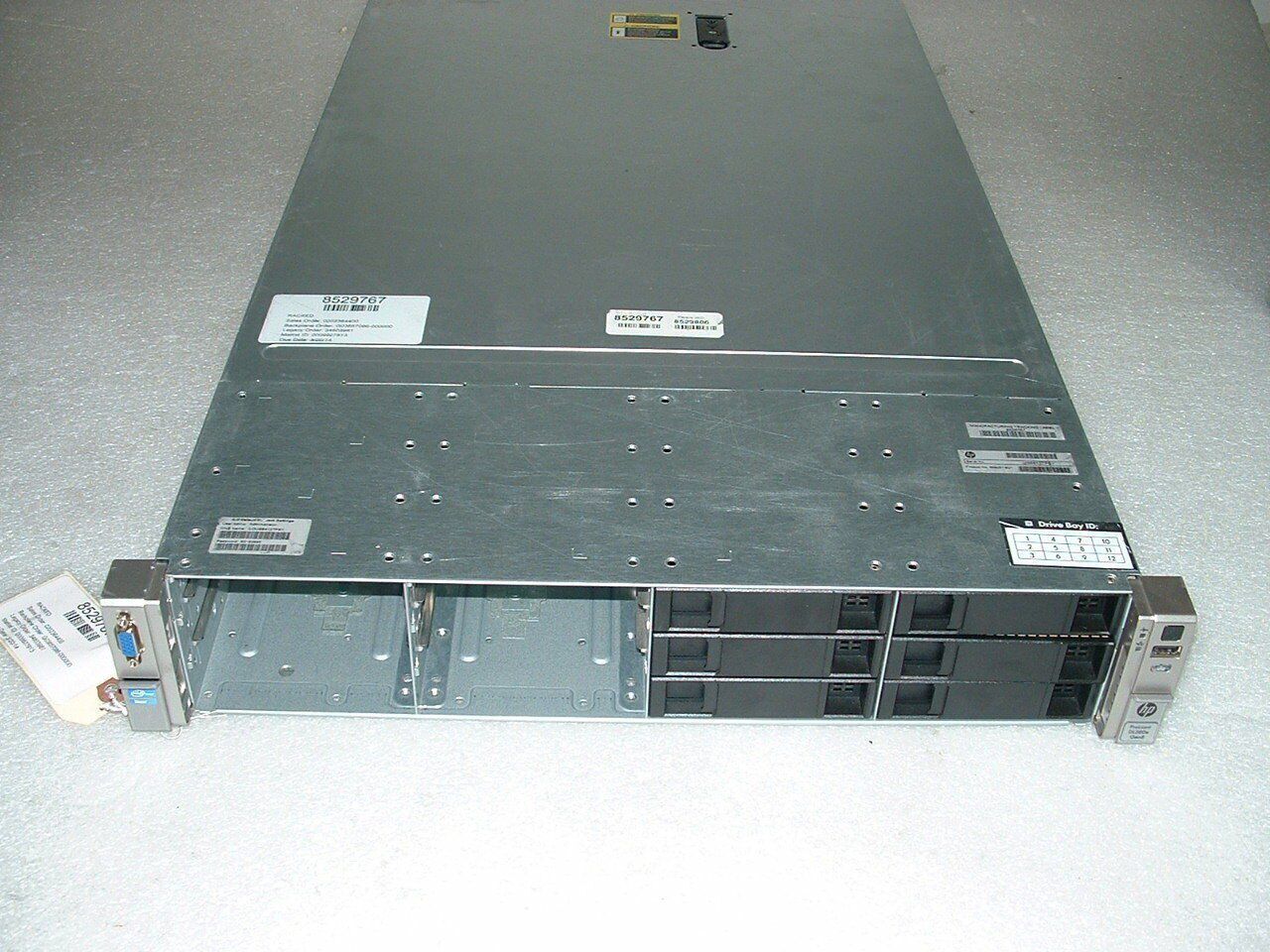 HP Proliant DL380E G8 2x E5-2420 1.9ghz 12-Cores / 16gb / P420 / 2x 460w