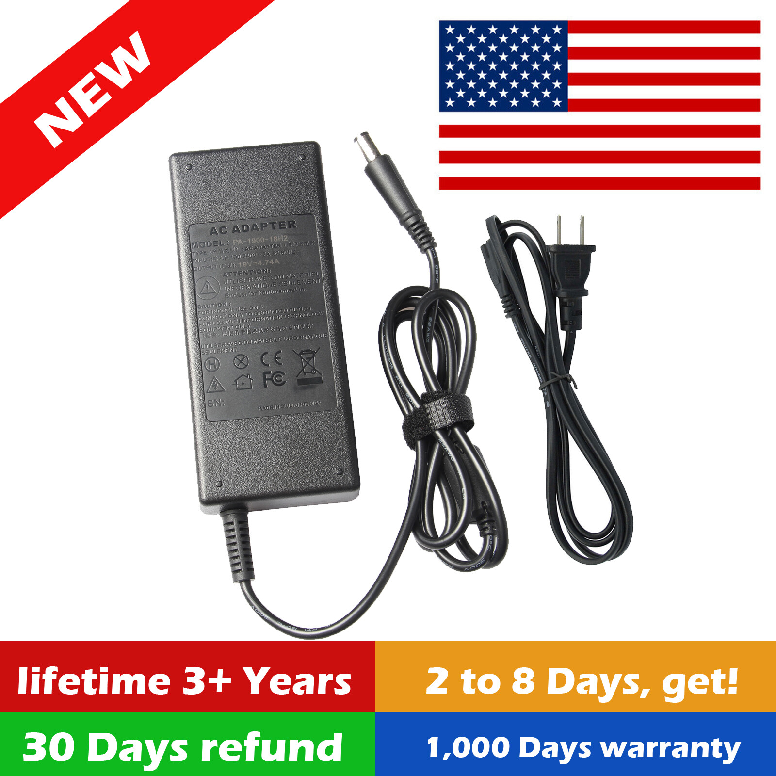 AC Power Adapter For HP Pavilion 23-q110 23-q112 23-q113w All-in-One Desktop PC