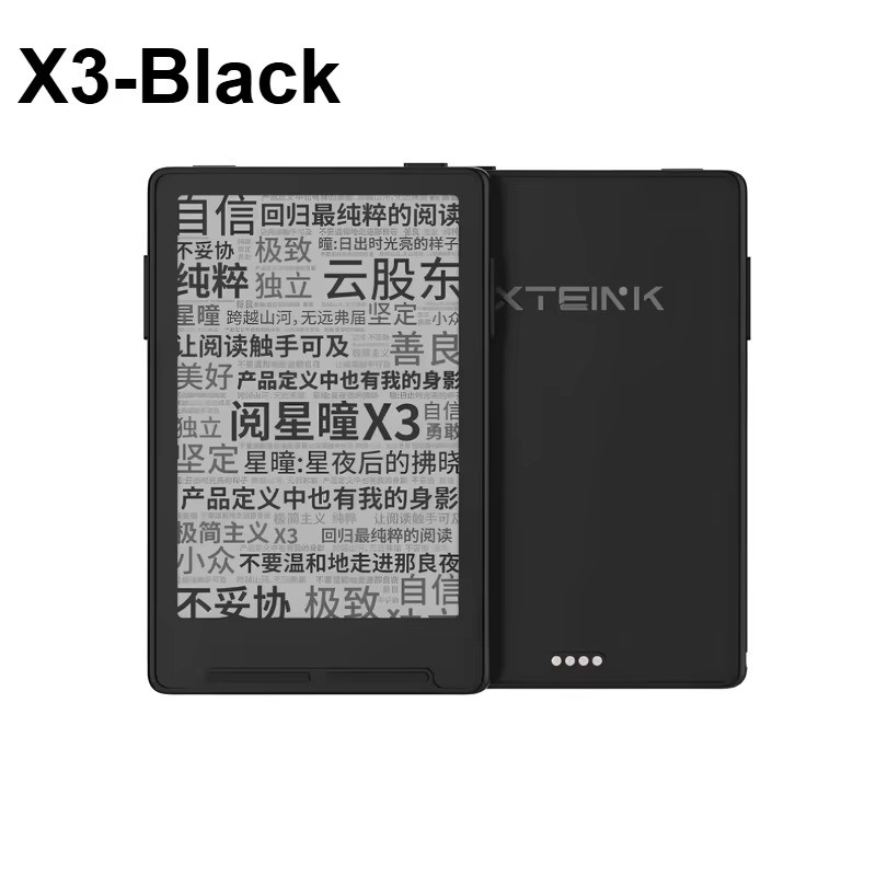 XTEINK X3 Mini E-Book Reader Eye-Friendly E-Ink Display Portable EPUB TXT
