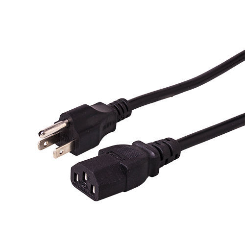 3 Prong AC Power Cord Cable US Plug for PC Desktop Dell XBox Cisco