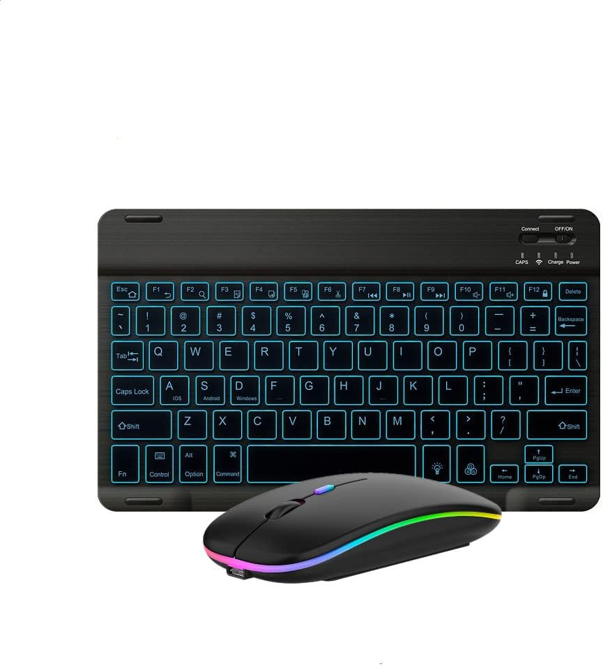 Ultra-Slim Lightweight Bluetooth Keyboard and Mouse Portable Mini Wireless