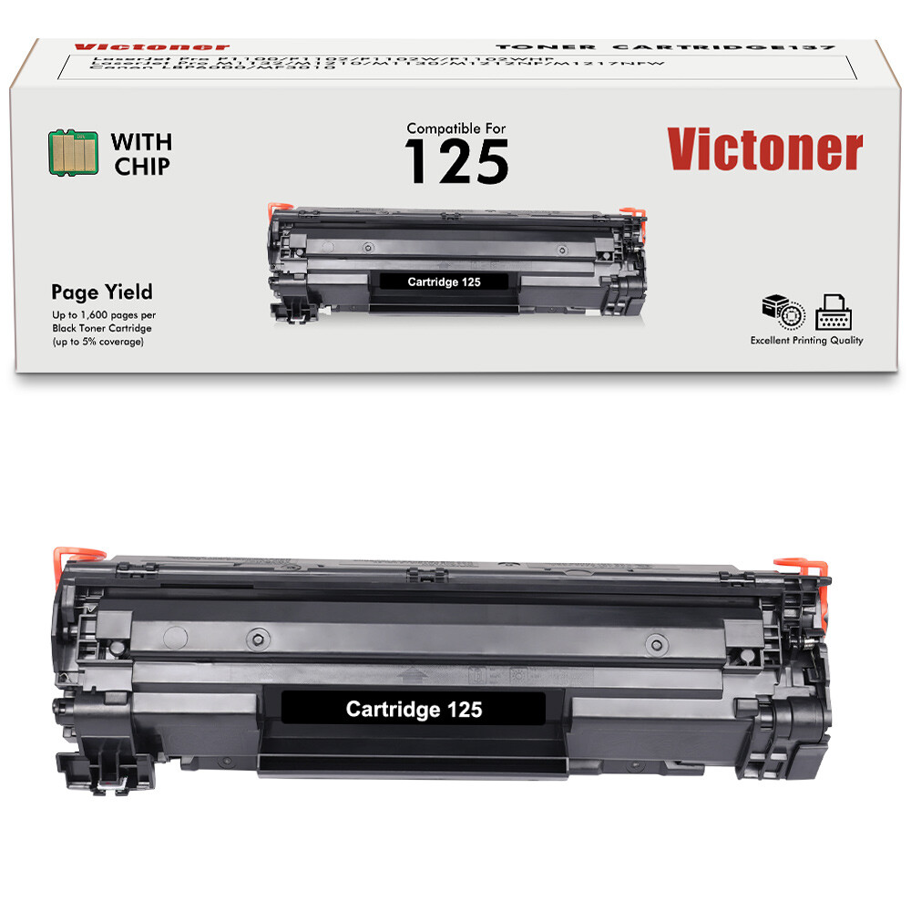 1x High Yield 125 Toner Cartridge for Canon ImageClass LBP6000 LBP6030w MF3010