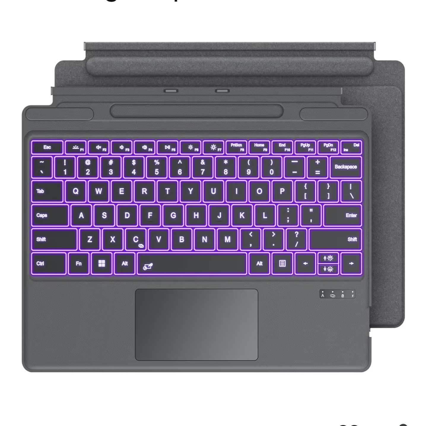 OMOTON Keyboard for Surface Pro 11/10/9/8/X, 13" Bluetooth Type Rechargeable 