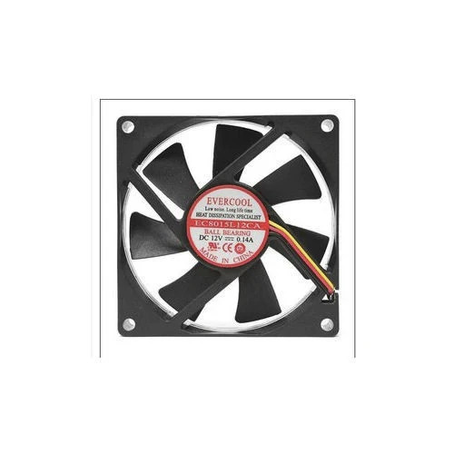 Evercool 80mm x 15mm 12V EC8015L12CA Low Speed Computer Case 3-Pin Fan